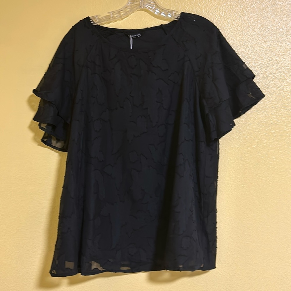Ruffled Bloomchic Shirt NWT
